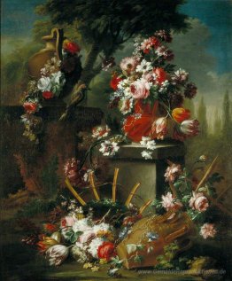 Vase und Blumen