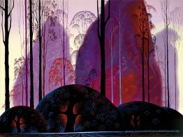 Mauve, rot und lila