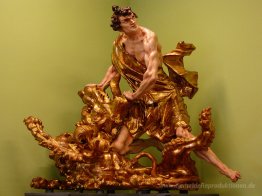 Samson reißen das Maul des Löwen