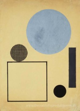 Kreis und Quadrat in Space