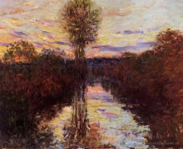 The Small Arm der Seine bei Mosseaux, Abend