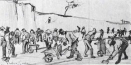 Sand Diggers in Dekkersduin Nähe von Den Haag