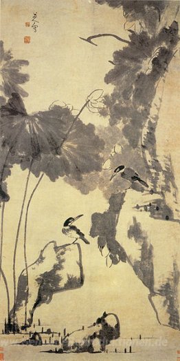 Lotus und Vögel