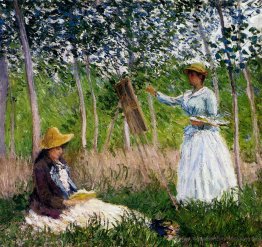In den Wäldern bei Giverny Blanche Hoschede
