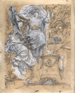 Illustration Projekt für die "Trophäen" von José Maria de Heredi