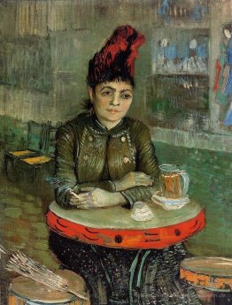 Frau im 'Cafe Tambourin'