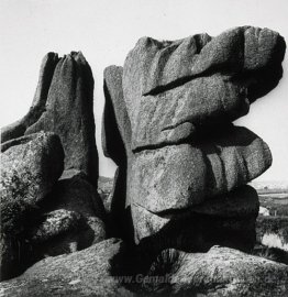 Felsen am Ploumenach, Bretagne