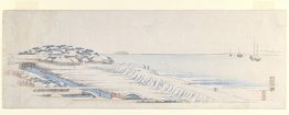 Schnee Dämmerung bei Susaki