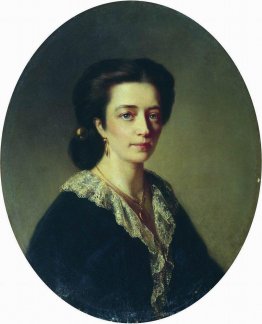 Frau in schwarz