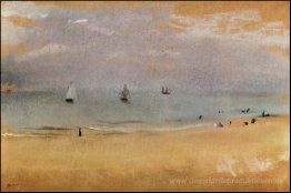 Strand mit Segelboote