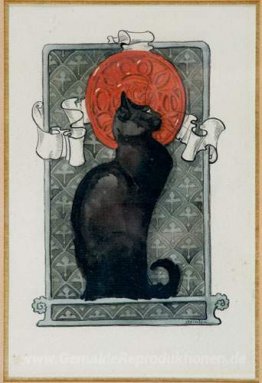 Schwarze Katze