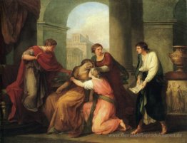 Virgil Lesen der Aeneis zu Augustus und Octavia