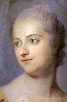 Vorbereitung auf das Porträt von Madame de Pompadour