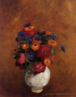 Blumenstrauß in einer Vase Weiß