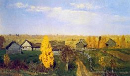 Goldener Herbst, auf dem Dorf