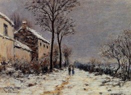 Schnee-Effekt bei Veneux