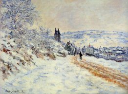 Die Straße zu Vetheuil, Schnee-Effekt