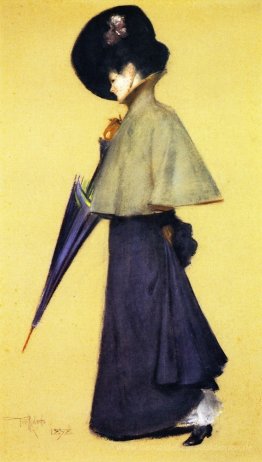 Portrait einer stehenden Frau