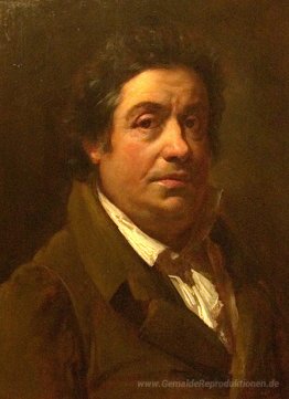 Portrait des italienischen Malers Gregorio Fidanza Landschaft