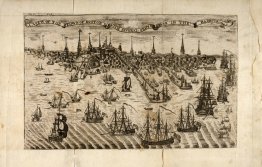 Ansicht der Stadt von Boston