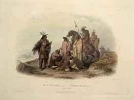 Crow-Indianer, Platte 13 von Band 1 des `Reise in das innere Nor
