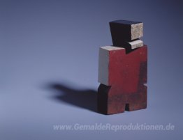 Mann mit rotem Brust