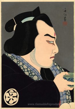 Bando Jusaburo in der Rolle Seigoro