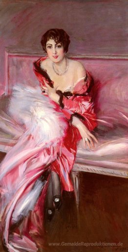 Porträt von Madame Juillard In Rot