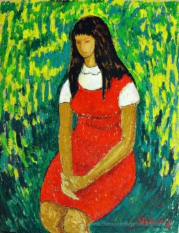Mädchen im Rot