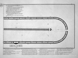 Grundriss der Circus von Caracalla in der heutigen Capena außerh