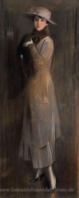 Die Dame mit dem langen Mantel