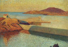 Eingang des Hafen von Collioure