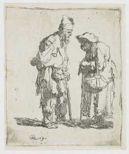 Bettler und Bettlerfrau, die