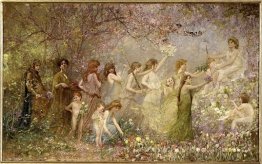 Die Blüten des Frühlings (auch als Flora und Frühling bekannt)