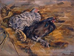 Stillleben. Hens.
