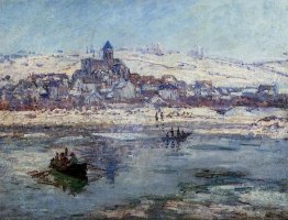 Vetheuil im Winter