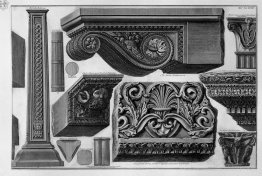 Regal, Kapitelle, Friese, usw.