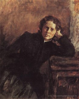 Durch das Fenster. Porträt von Olga Trubnikova