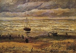 Ansicht des Meeres in Scheveningen