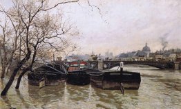 Hochwasser an der Seine