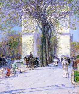 Washington Arch, Frühling
