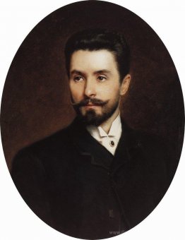Portrait der russischen Opernsängerin Nikolay Figner