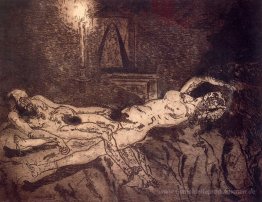 Nackte Mann und Frau