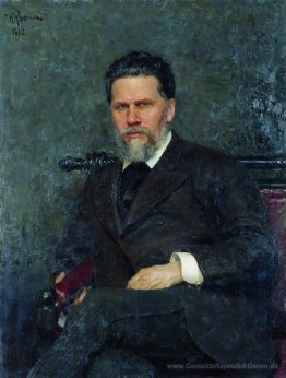 Porträt des Künstlers Ivan Kramskoi