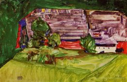 Bauer Homestead in einer Landschaft