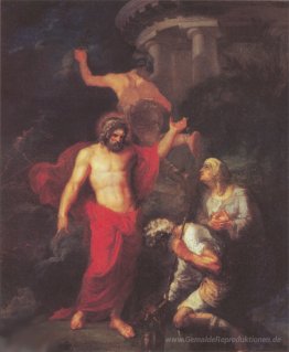 Jupiter und Merkur, in Form von Gast Pilger Philemon und Baucis