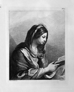  Woman Reading (halbe Länge) von Guercino