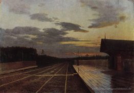 Der Abend nach dem regen