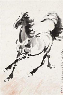 Laufendes Pferd