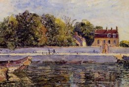 St. Mammes Haus auf dem Canal du Loing
